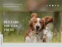 Tablet Screenshot of antonyanimalhospital.com